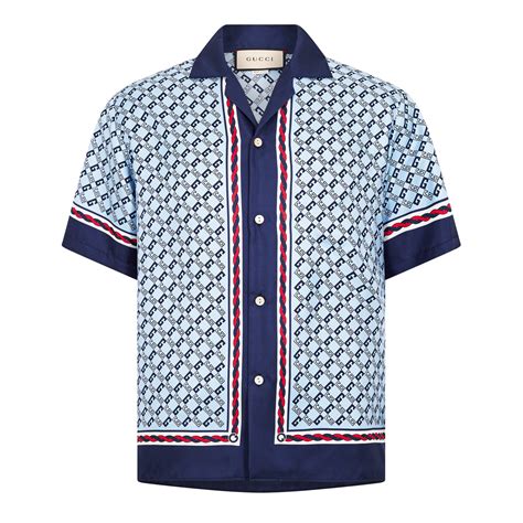 gucci silk shirt mens replica|Gucci Shirts for Men for sale .